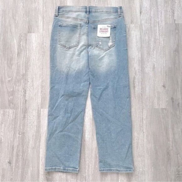 Button Fly Relaxed Straight Jeans 13/31 - Picture 3 of 3